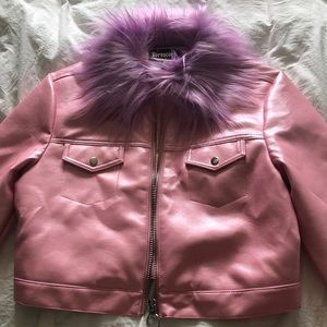 Faux Leather Jacket
